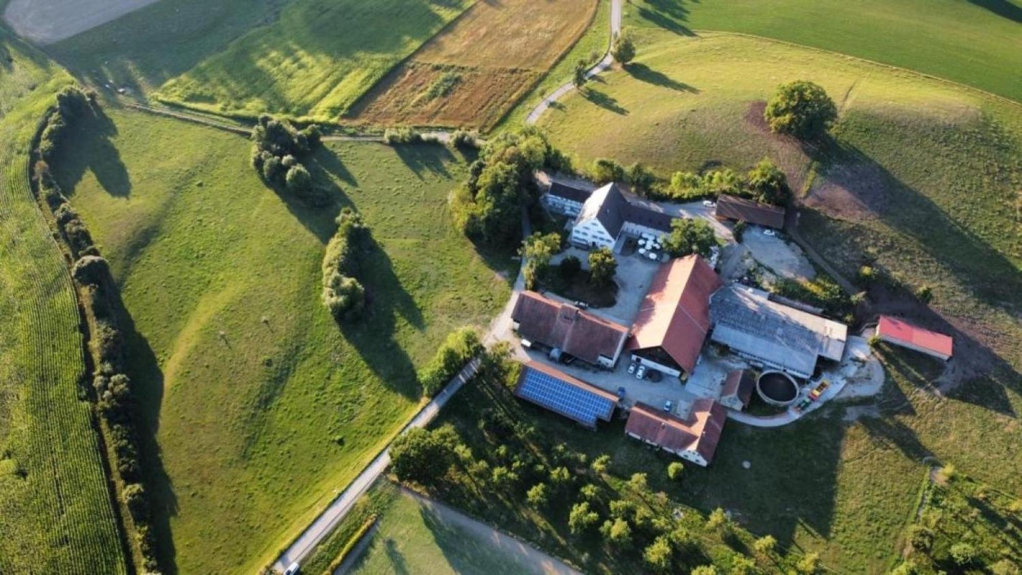 Roesslerhof Ferienwohnung Roesslerweiher Schlier Buitenkant foto